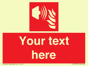 Custom Fire: Fire alarm sounder